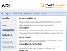 Tablet Screenshot of lookupparts.com